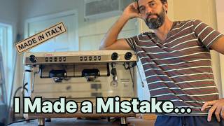 I bought this Italian commercial espresso machine to flip but…