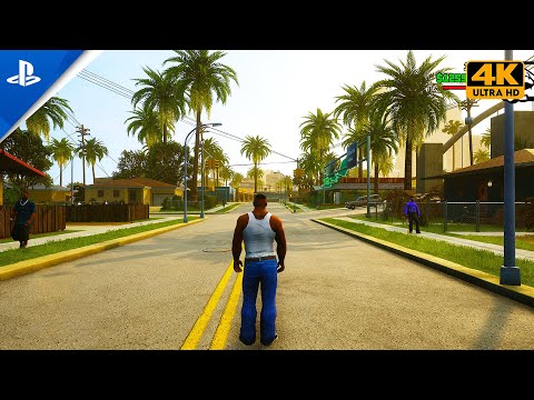 GTA San Andreas Definitive Edition in 2024 - PS5 Gameplay (4K 60FPS)