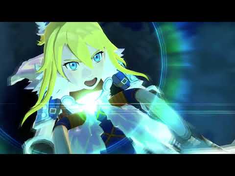 Monster Hunter Stories 2 Kinship Skill Animation - Avinia and Barioth (Ground Cyclone)