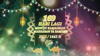 Download lagu 169 hari Menuju RAMDAN 1443H  Hitung  MUNDUR RAMDAN / 2022 ||  Story wa mp3