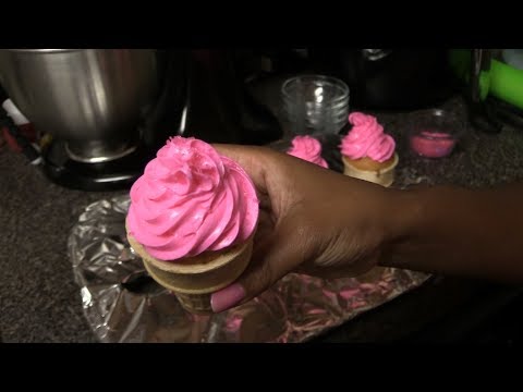 🍦🧁ICE CREAM CONE CUPCAKES TUTORIAL