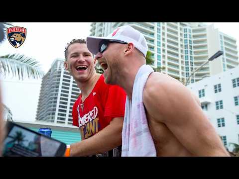 Tkachuk & Bennett WENT WILD During the Panthers Parade!
