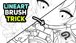 How to Change Your Lineart Brush Without Redrawing in Clip Studio Paint