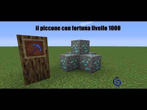 Minecraft Java Edition 1.16.3 "Tutorial su come si fa a prendere il piccone con Fortuna 1000