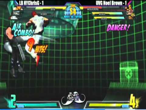 LB NYChrisG vs UVG Noel Brown - Curleh Mustache MvC 3
