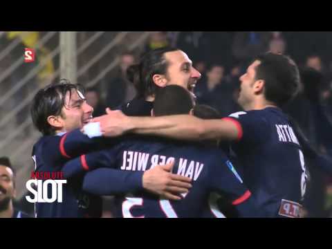 Absolute SLOT: Zlatan Ibrahimovic - 2-1 Great Lob Goal Vs FC Nantes!
