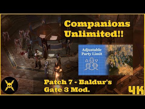 Baldur’s Gate 3: [Patch 7] : How to play with all companions (Adjustable Party Limit mod)