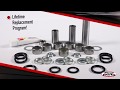Pivot Works Shock Linkage Bearing Rebuild Kit Suzuki RM125 RM250