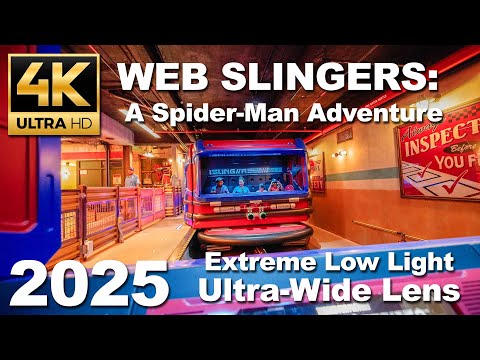 [4K] WEB SLINGERS: A Spider-Man Adventure [2025] - Disney California Adventure