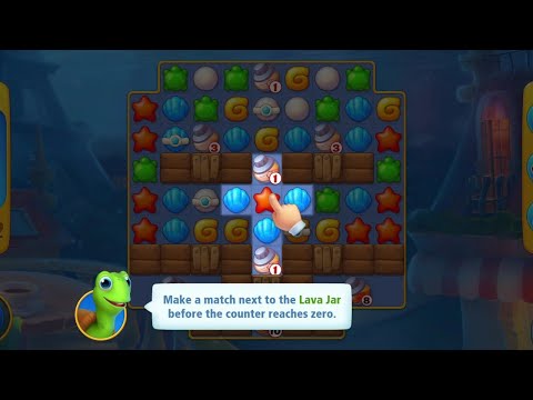 @Fishdom Win Strikes Level 6051 - 6053, Met Lava Jar.