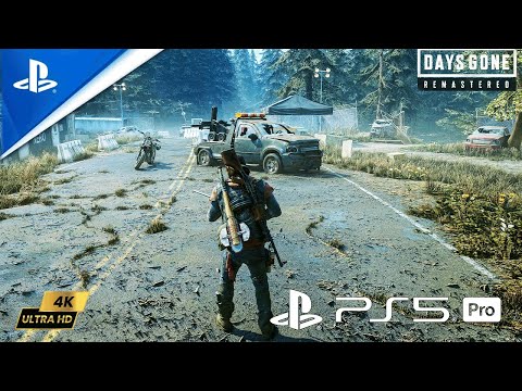 Days Gone Remastered - Free Roam PS5 Pro Enhanced Gameplay 4k 60FPS