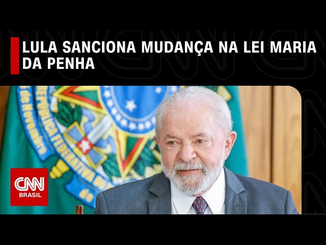 Lula sanciona mudança na Lei Maria da Penha | CNN NOVO DIA