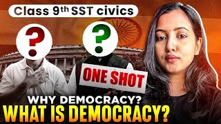 Class 9 Civics WHAT IS DEMOCRACY? WHY DEMOCRACY? | CBSE Class 9 Exam | SHUBHAM PATHAK #socialscience