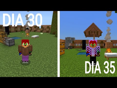 CONSTRUINDO MINHA CASA NO MUNDO PLANO | 100 DIAS MUNDO PLANO | DIA 30 A 35