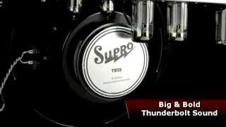 Video thumbnail for Supro 1675RT Rhythm Master 1x15 Tube Combo Amplifier Tone Report Demo by Andy Martin by SuproUSA