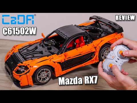 CADA 1:8 Mazda RX-7 Review | CaDA C61502W Sport Car Showcase | The Fast and the Furious Tokyo Drift