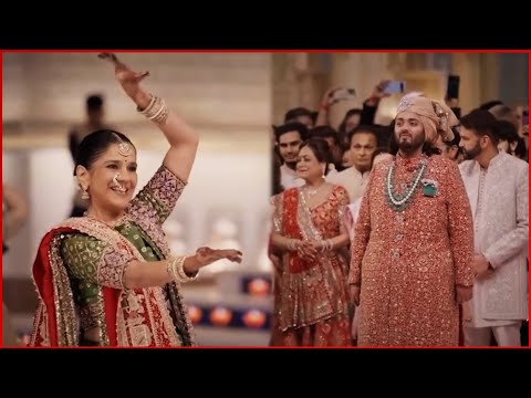 Anant-Radhika Wedding : Radhika Merchant's Mother Welcome Dance Performance For Anant Ambani