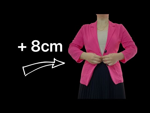 🔥Enlarging/Broaden your Vest/Jacket without adding fabric of the same color or pattern