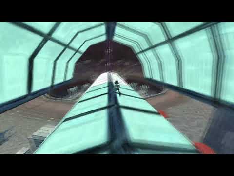 getting on top of the glass awning in Center City Cenote, Anodyne 2