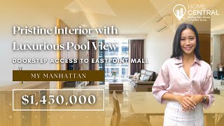 Download lagu My Manhattan: Condominium Home Tour | Pristine Interior with Luxurious Pool View mp3