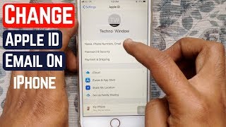 How to Change Apple id Email Address on iPhone
