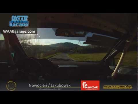40 Rajd Świdnicki KRAUSE 2012 | Nowocień / Jakubowski | Mitsubishi Lancer Evo X | onboard oes 6