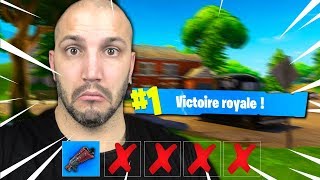 Mission impossible : tenter un top 1 avec une seule arme ✔️