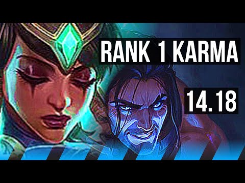 KARMA vs SYLAS (MID) | Rank 2, Rank 1 Karma | EUW Challenger | 14.18