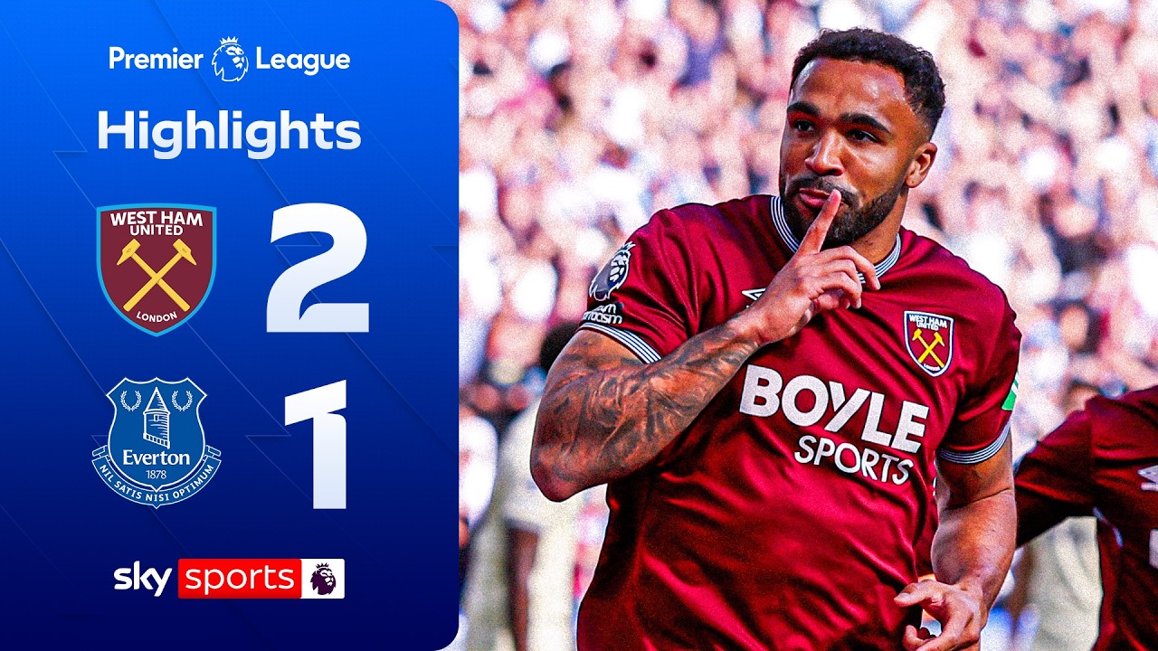 Wilson scores DRAMATIC stoppage-time goal 😱 | West Ham 2-1 Everton | Premier League Highlights