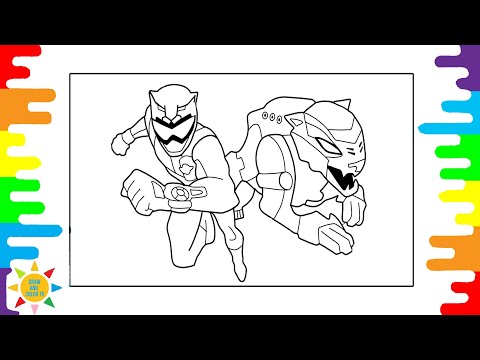 POWER RANGER Coloring Pages |  Song: Kovan & LaCrème - Miracle (Feat. Daimy Lotus) [NCS Release]