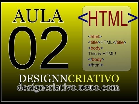 Curso Básico de HTML Aula 02 - Professor Pierro