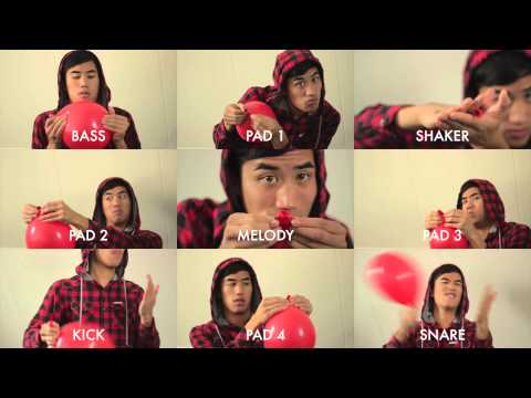 A Cover Of '99 Red Balloons' Using Sounds Made With Red Balloons