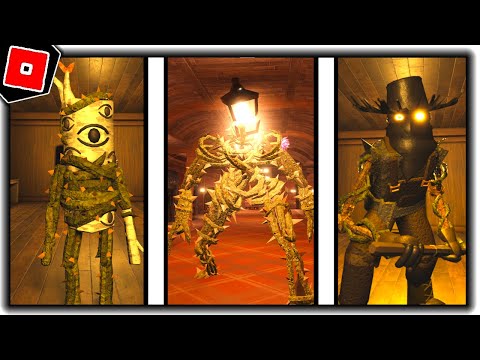 How to get OVERGROWN BADGE and 5 MORPHS in YOOBROXDD'S DOORS RP - Roblox