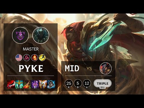 Pyke Mid vs Twisted Fate - NA Master Patch 11.16