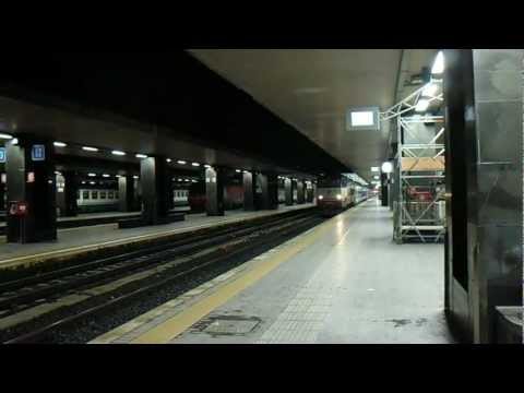 E656.024 in partenza con l' ICN 1959 Roma Termini - Siracusa/Palermo Centrale