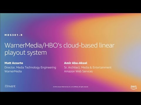 AWS re:Invent 2019: WarnerMedia/HBO’s cloud-based linear playout system (MDS301)