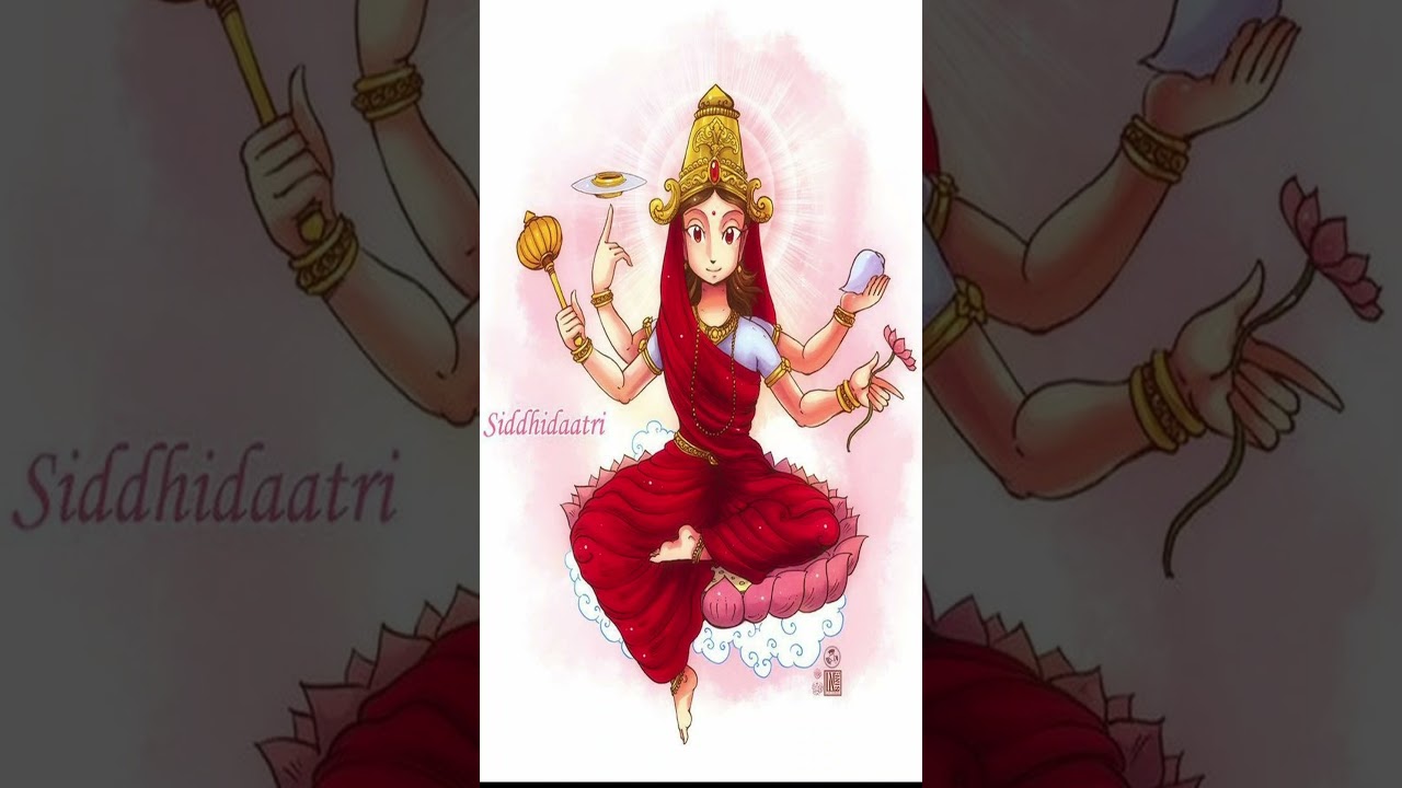 Day-9, ॐ देवी सिद्धिदात्र्यै नमः #navratri #navratri2026 #durganavmi #durga #shorts #youtubeshorts