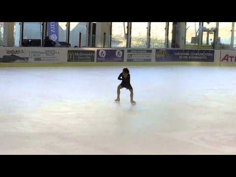 Samantha Cabiles at the Cup of Nice 2014 Long Program