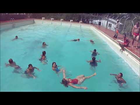 Swimming and staying in the water CFAQ N3 in the district of Santana in Amapá