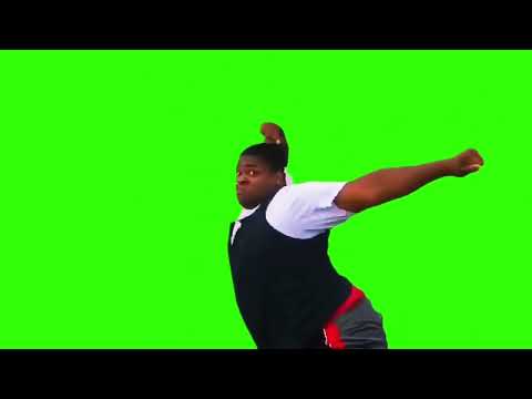 Black guy dancing green screen | download it for free in 1080p