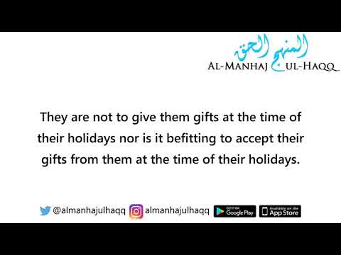 Giving And Accepting Christmas Gifts - Explained by Shaykh Ibn 'Uthaymeen