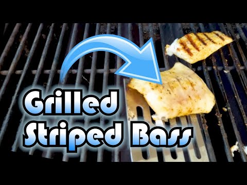 SIMPLE Grilled Striped Bass with Mango | Easy Summertime Fish Recipe