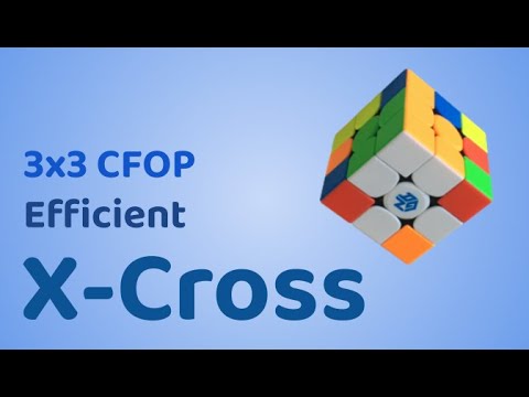 How to Solve an X-Cross | 3x3 X-Cross (Intermediate)