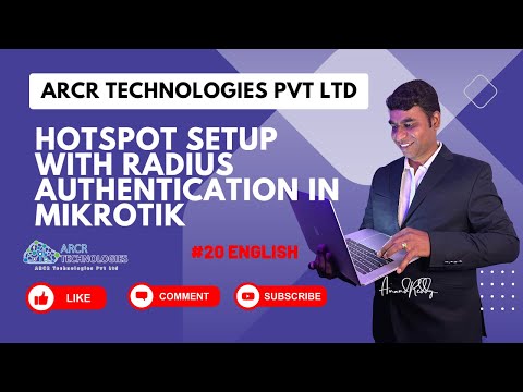 Hotspot Setup with Radius Authentication in MikroTik || English || Tutorial No - #20