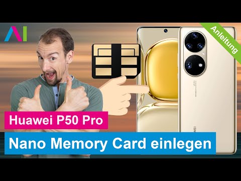 Huawei P50 Pro - Nano Memory Card einlegen • 💾 • 💻 • 📈 • Anleitung | Tutorial