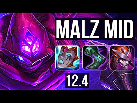 MALZAHAR vs CORKI (MID) | 4/2/10, 1.1M mastery | KR Diamond | 12.4