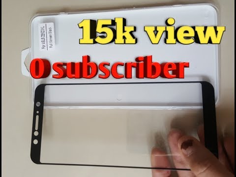 HOW TO INSTALL FULL TEMPERED GLASS 2.5D | ASUS ZENFONE MAX PRO M1