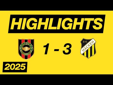 IF Brommapojkarna - BK Häcken (1-3) Allsvenskan 2025
