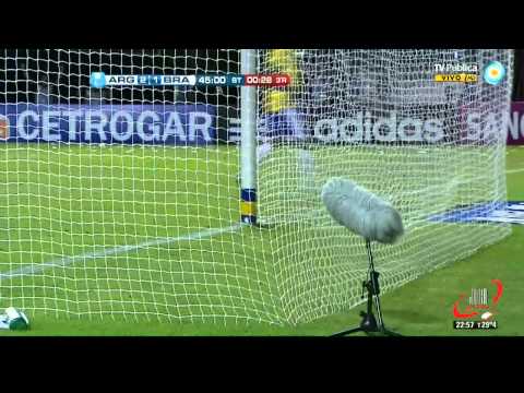 SEGUNDO GOL DE SCOCCO - ARGENTINA 2 BRASIL 1 - SUPERCLASICO AMERICAS (21 11 2012)