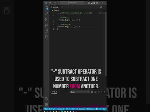 JavaScript arithmetic operators